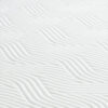 Madrasstrekk quiltet hvit