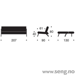 Debonair sovesofa