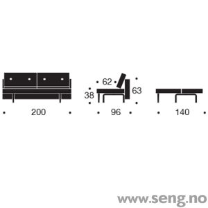 Recast sovesofa