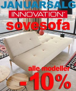 Innovation sovesofa januarsalg