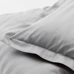 Dux classic stripe grey sengetøy
