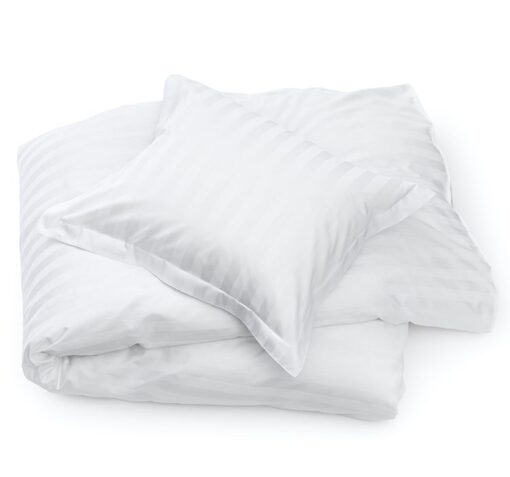 Dux classic stripe white sengetøy