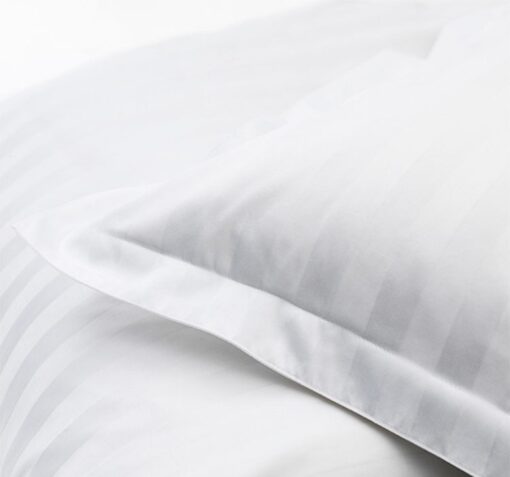 Dux classic stripe white sengetøy