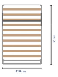 Vippebunn 150 cm - mål