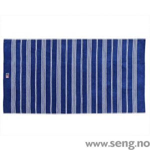 Badehåndkle ''Striped Velour Mazarine Blue/White''