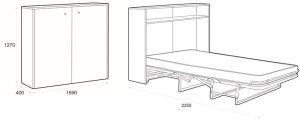 Bed in Box 140 mål
