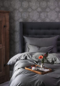 Borås Cotton sengesett Cloud antrasitt