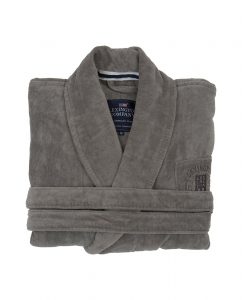 Lexington badekåpe hotel velour gray