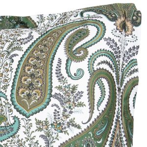 Gant sengetøy Key West Paisley Olive Green