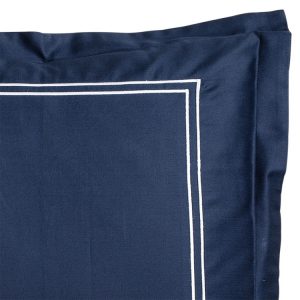 Gant sengetøy Sateen Stitch Marine