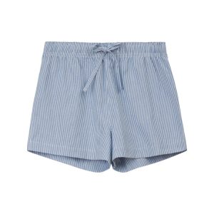 Lexington Pyjamas Organic Blå Shorts