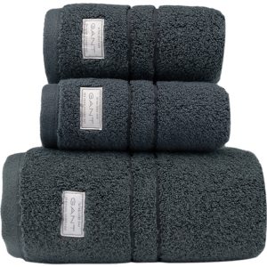 Håndkle ''Organic Premium Towel'' Antracite fra Gant