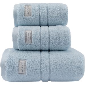 Håndkle ''Organic Premium Towel'' Light Blue fra Gant