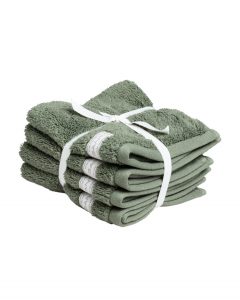 Håndkle ''Organic Premium Towel'' Agave Green fra Gant i 30x30cm