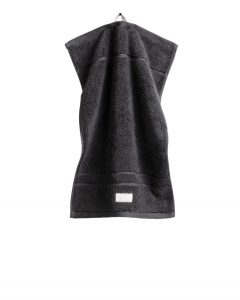 Håndkle ''Organic Premium Towel'' Antracite fra Gant i 30x50cm