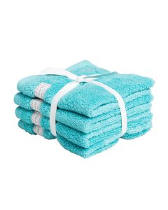 Håndkle ''Organic Premium Towel'' Aqua fra Gant i 30x30cm