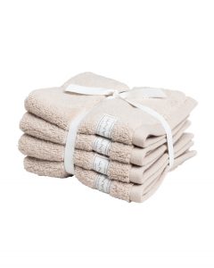 Håndkle ''Organic Premium Towel'' Dry Sand fra Gant i 30x30cm