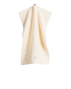 Håndkle ''Organic Premium Towel'' Eggshell fra Gant i 30x50cm