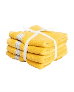 Håndkle ''Organic Premium Towel'' Mimosa Yellow fra Gant i 30x30cm