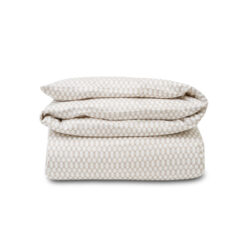 Dynetrekk ''Printed Cotton Sateen'' White Beige fra Lexington Company
