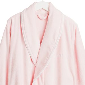 GANT badekåpe morgenkåpe Robe Premium Velour Nantucket Pink