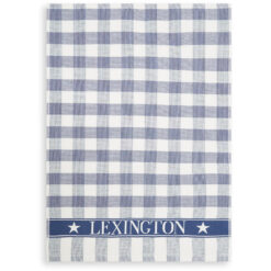 Kjøkkenhåndkle ''Icons Checked Cotton Terry'' Blå/Hvit fra Lexington Company
