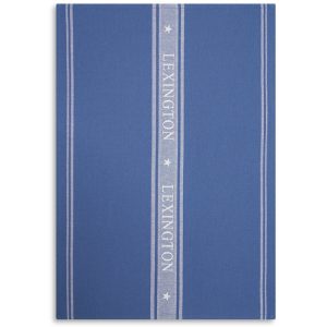 Kjøkkenhåndkle ''Icons Cotton Jacquard Star'' Blue/Hvit fra Lexington Company