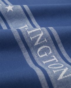 Kjøkkenhåndkle ''Icons Cotton Jacquard Star'' Blue/Hvit fra Lexington Company