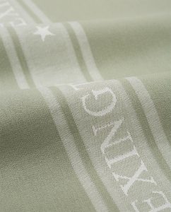Kjøkkenhåndkle ''Icons Cotton Jacquard Star'' Grågrønn/Hvit fra Lexington Company
