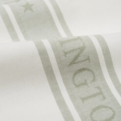 Kjøkkenhåndkle ''Icons Cotton Jacquard Star'' Hvit/Grågrønn fra Lexington Company