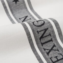 Kjøkkenhåndkle ''Icons Cotton Jacquard Star'' Hvit/Svart fra Lexington Company