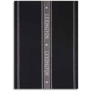 Kjøkkenhåndkle ''Icons Cotton Jacquard Star'' Svart/Hvit fra Lexington Company