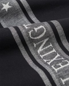 Kjøkkenhåndkle ''Icons Cotton Jacquard Star'' Svart Hvit fra Lexington Company detalj