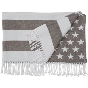 Sengeteppe ''Baby Flag Throw'' Gray fra Lexington Company