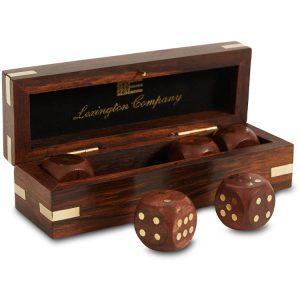 Terninger ''Wooden Dices'' fra Lexington Company