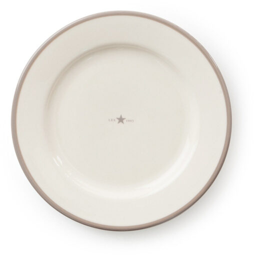 Tallerken ''Icons Dessert Plate'' Beige fra Lexington Company