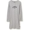Nattkjole ''Hannah organic cotton'' Lysegrå fra Lexington Company