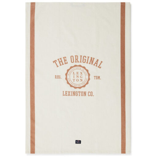Kjøkkenhåndkle ''The original'' Offwhite/brun fra Lexington Company
