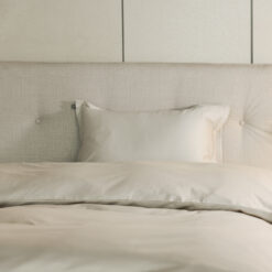 Drøm sateng sengesett i white sand, lys beige