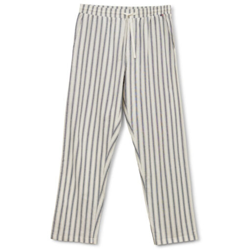 Pyjamas bukse ''Leon'' Hvit/blå fra Lexington Company