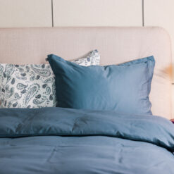 Drøm sengesett i sateng blå
