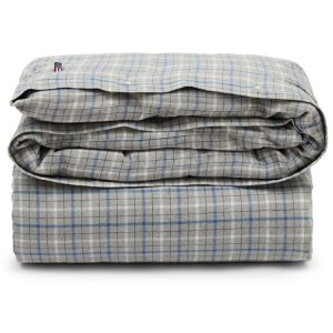Lexington dynetrekk gray & blue checked flanell