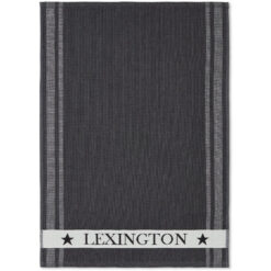 Lexington kjøkkenhåndkle terry 50x70 dk gray white