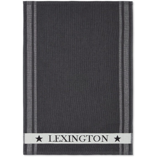 Lexington kjøkkenhåndkle terry 50x70 dk gray white