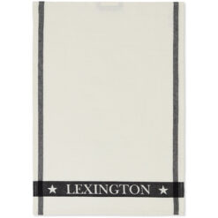 Lexington kjøkkenhåndkle waffle 50x70 white dk gray