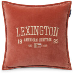 Lexington putetrekk 50x50 logo message rustic brown