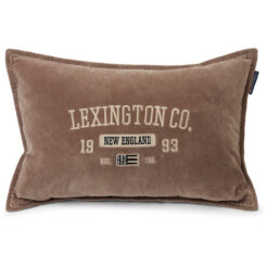 Lexington pyntepute 40x60 logo message valnøtt