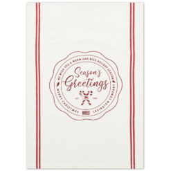 Kjøkkenhåndkle seasons greetings printed fra Lexington