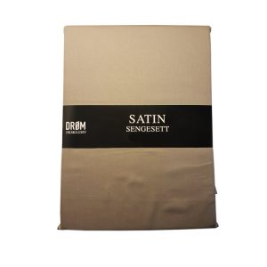 Sateng sengesett i beige fra Drøm