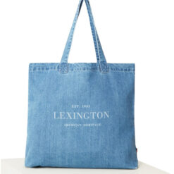 Lenox denim shopper lt blue fra Lexington